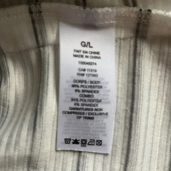 🤍 Dynamite Striped Button-Up Cardigan Top – Tailored Fit - Picture 6 of 8